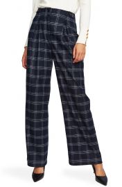 Court  amp  Rowe Soft Plaid Wide Leg Pants   Nordstrom at Nordstrom